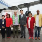 Representatives of the Cuban government alongside the Chinese ambassador to Cuba; all comrades in the struggle for humanity. Photo: Embaixada da China em Cuba.