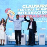 President Maduro at the closing ceremony of the International Anti-Fascist World Festival in Venezuela, January 11, 2025. Photo: Presidential Press.
