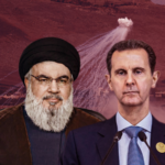 Martyred Hezbollah Secretary General Sayyed Hassan Nasrallah and former President of Syria Bashar al-Assad.
