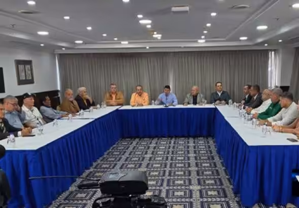 A number of Venezuelan opposition parties held a press conference on January 23, 2025, to announce their participation in the 2025 elections. Photo: Social media.