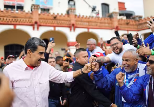 Venezuelan President Nicolás Maduro with participants of the Bolivarian Historical Bloc Congress in Caracas, November 2024. Photo: Presidential Press.