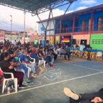 Venezuelan citizens gather in Petare, Caracas, to identify the communal projects that will selected in the upcoming communal consultation on February 2. Photo: IG/@pinfantea.