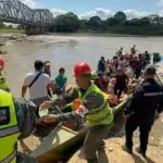 Venezuelan emergency response authorities receiving Colombians displaced due to the armed conflict that erupted in Catatumbo last week. Jesús María Semprún municipality, Zulia state, Venezuela, on Sunday, January 19, 2025. Photo: IG/@madeleintelesur.