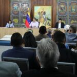 Venezuelan President Nicolás Maduro chairs the first session of the Federal Council of Government of 2025, on Tuesday, January 28, in Caracas. Photo: IG/@wiliamserantesvzla.