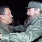 Hugo Chavez (L) and Fidel Castro (R), Dec. 13, 1994, Havana, Cuba. Photo: CubaDebate