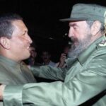 Hugo Chavez (L) and Fidel Castro (R), Dec. 13, 1994, Havana, Cuba. Photo: CubaDebate