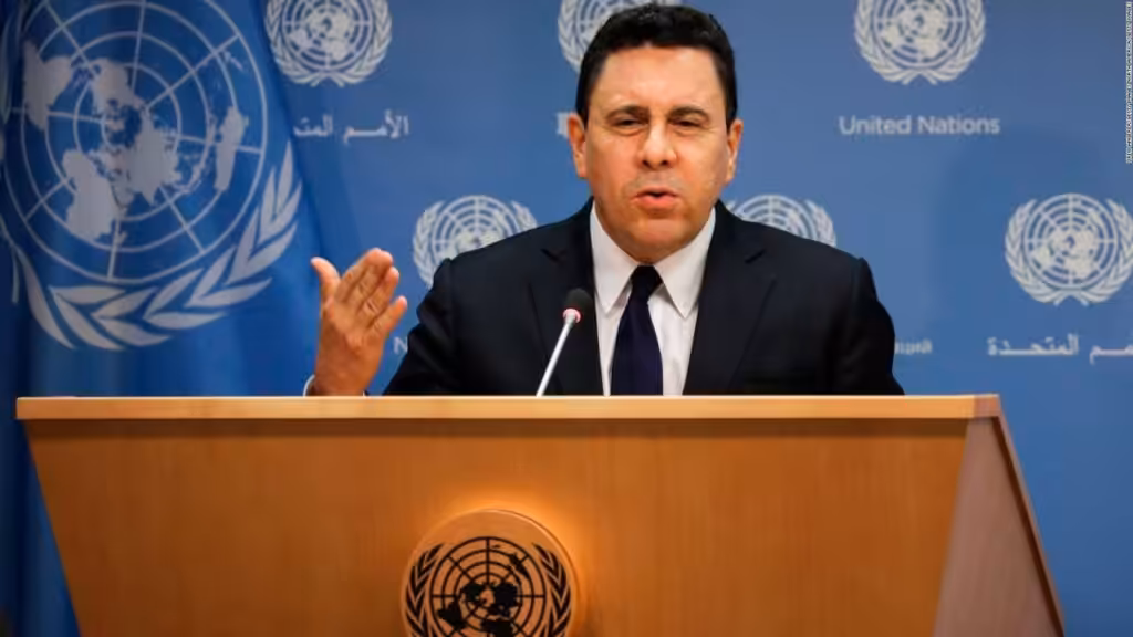 Venezuelan ambassador to the United Nations Samuel Moncada. File photo.