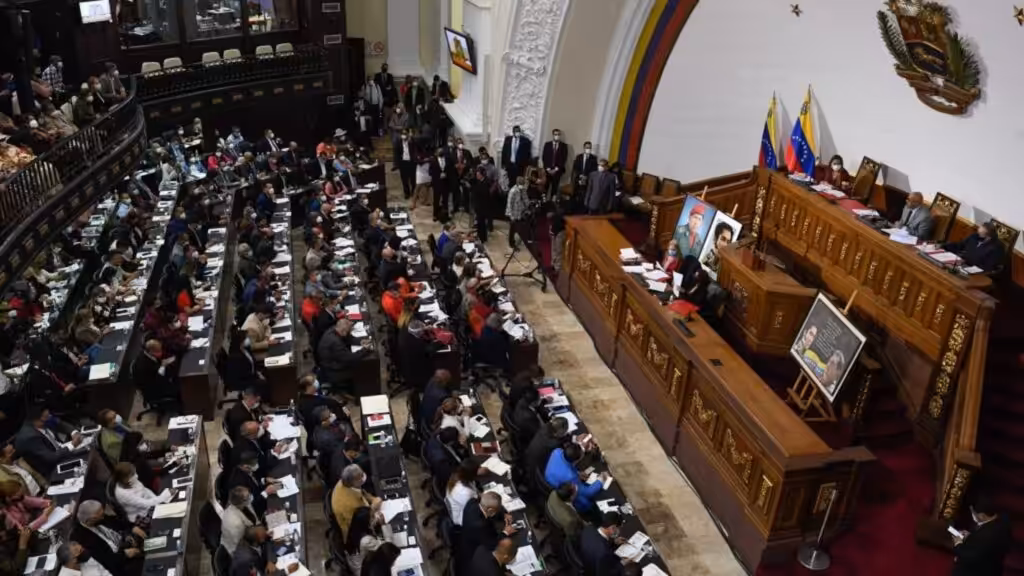 The Venezuelan National Assembly gathers. Photo: CNN.