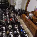 The Venezuelan National Assembly gathers. Photo: CNN.