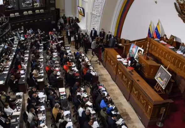 The Venezuelan National Assembly gathers. Photo: CNN.