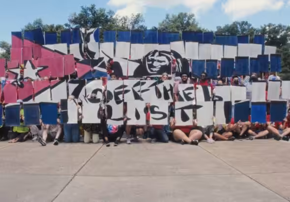 Activists protest in Washington DC, to urge Biden to take Cuba off State Sponsors of Terrorism list. Photo: Craig Birchfield.