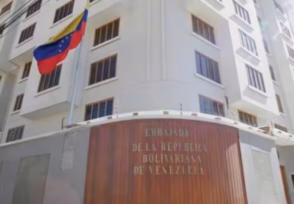 Venezuelan embassy in La Paz, Bolivia. File Photo.