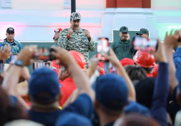 Venezuelan President Nicolás Maduro during a speech days before his inauguration, scheduled for Friday, January 10, 2025. Photo: Presidential Press.