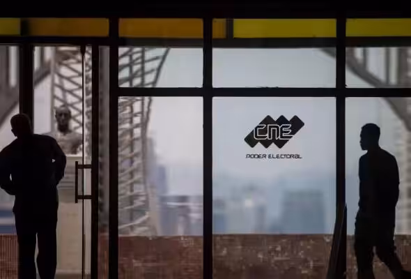 A Venezuelan National Electoral Council building. Photo: EFE.