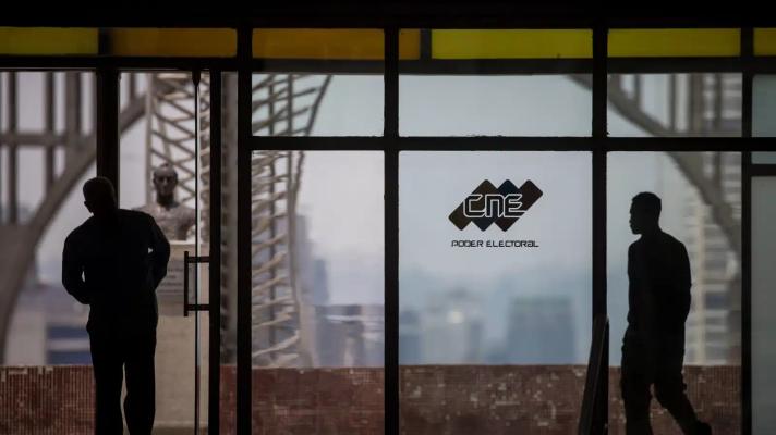 A Venezuelan National Electoral Council building. Photo: EFE.