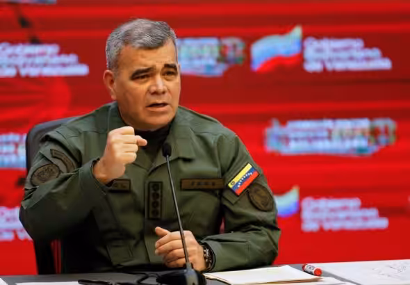 Venezuelan Minister of Defense Vladimir Padrino López. Photo: Manaure Quintero/Reuters.