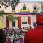 Gathering at the official event commemorating the popular anti-dictatorship uprising of January 23, 1958, in Caracas. Photo: