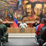 Venezuelan President Nicolás Maduro holds a meeting with the ministers, the military high command, and heads of the security agencies, in Miraflores Palace, Caracas, January 6, 2024. Photo: Presidential Press.