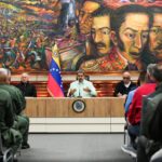 Venezuelan President Nicolás Maduro holds a meeting with the ministers, the military high command, and heads of the security agencies, in Miraflores Palace, Caracas, January 6, 2024. Photo: Presidential Press.
