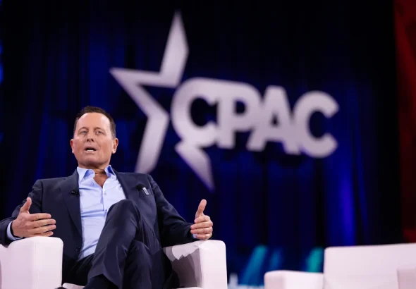 Richard Grenell, the newly appointed president of the Kennedy Center, discussed his recent meeting with Venezuelan President Nicolás Maduro. Photo: Maansi Srivastava/The New York Times