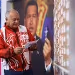Venezuelan Interior Minister Diosdado Cabello on his TV program Con El Mazo Dando. Photo: Con el Mazo Dando.