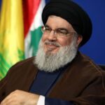 Sayyed Hassan Nasrallah, the martyred leader of the Lebanese Islamic Resistance, Hezbollah. Photo: Al Manar TV.