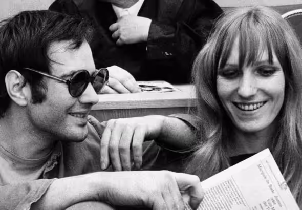 Andreas Baader - seen here with Gudrun Ensslin - was imprisoned after a trial in 1968 but then managed to escape. Photo: AP/file photo.