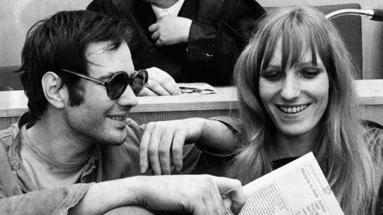 Andreas Baader - seen here with Gudrun Ensslin - was imprisoned after a trial in 1968 but then managed to escape. Photo: AP/file photo.