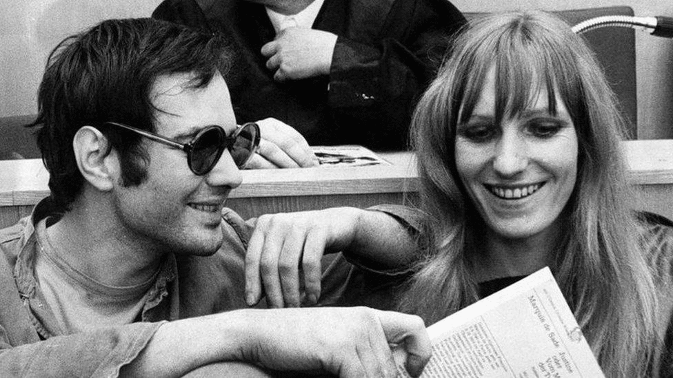 Andreas Baader - seen here with Gudrun Ensslin - was imprisoned after a trial in 1968 but then managed to escape. Photo: AP/file photo.