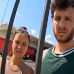 The foreign tourists who were harassed by three police officials in Venezuela. Photo: social media/Angie & Joris.