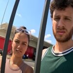 The foreign tourists who were harassed by three police officials in Venezuela. Photo: social media/Angie & Joris.