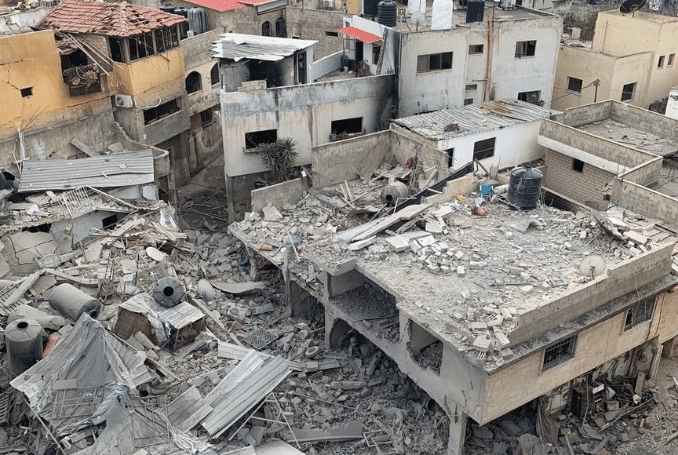 Massive destruction in the occupied West Bank amid ongoing Israeli military aggression. Photo: via social media, QNN.