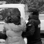 Argentinian police arrest a Mapuche woman, Victoria Dolores Núñez Fernández, in Chubut province, Argentina, February 12, 2025. Photo: X/@NachoTorresCH.