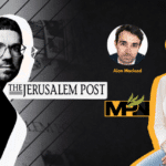 Compilation art showing Guest Alan McLeod (Center) and Mnar Adley (Right). Photo: MintPress News.