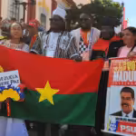 The Thomas Sankara Centre's first visit to Venezuela. Photo: @burkinabooks/@ aaprpinternational/Instagram.