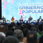 Venezuelan President Nicolás Maduro, Vice President Delcy Rodríguez, and other government ministers participate in the High-Level Workshop of the People's Government, February 20, 2025. Photo: Presidential Press.