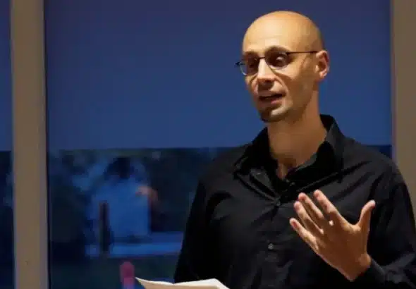 Canadian author Yves Engler, who has been imprisoned for his pro-Palestine stance. File photo.