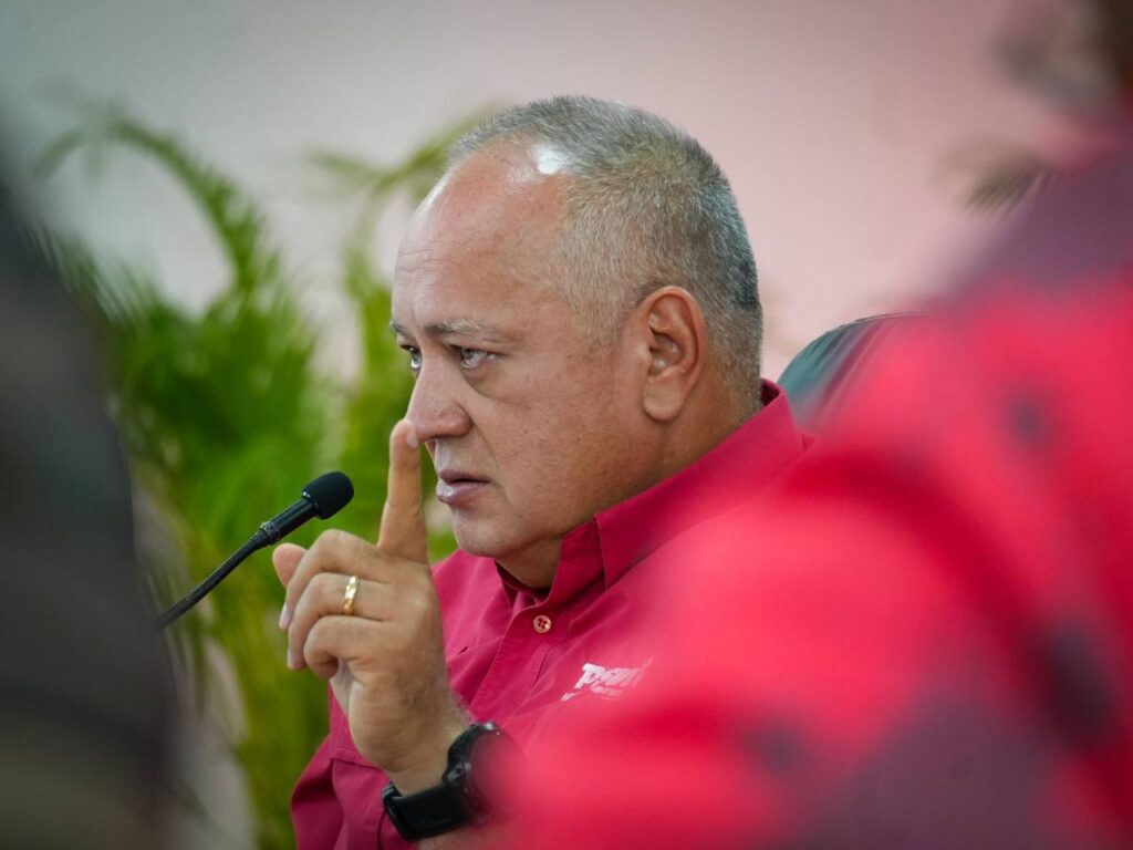 PSUV Secretary General Diosdado Cabello. File photo.