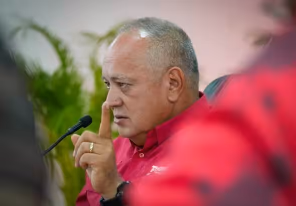 PSUV Secretary General Diosdado Cabello. File photo.
