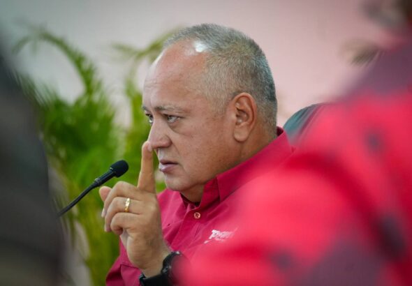 PSUV Secretary General Diosdado Cabello. File photo.
