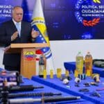 Venezuelan Interior Minister Diosdado Cabello at a press conference on February 13, 2025. Photo: Con el Mazo Dando.