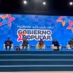 Panel led by Venezuelan Vice President Delcy Rodríguez at the High Level Workshop on Popular Government, held on Thursday, February 20, 2025. Photo: AVN.