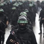 Resistance fighters of Al-Qassam Brigades. Photo: AFP/Getty Images.