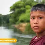 A Huo̧ttö̧ja̧ youth. Photo: Rome Arrieche.