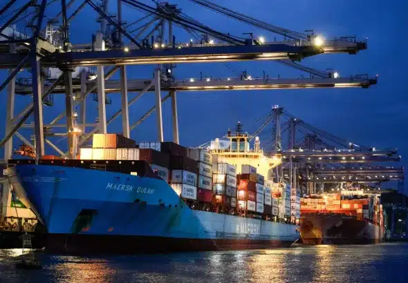 Cranes load a cargo ship at the Panama Canal's Balboa Port in Panama City, Sept. 9, 2024. Photo: Sputnik/File photo.