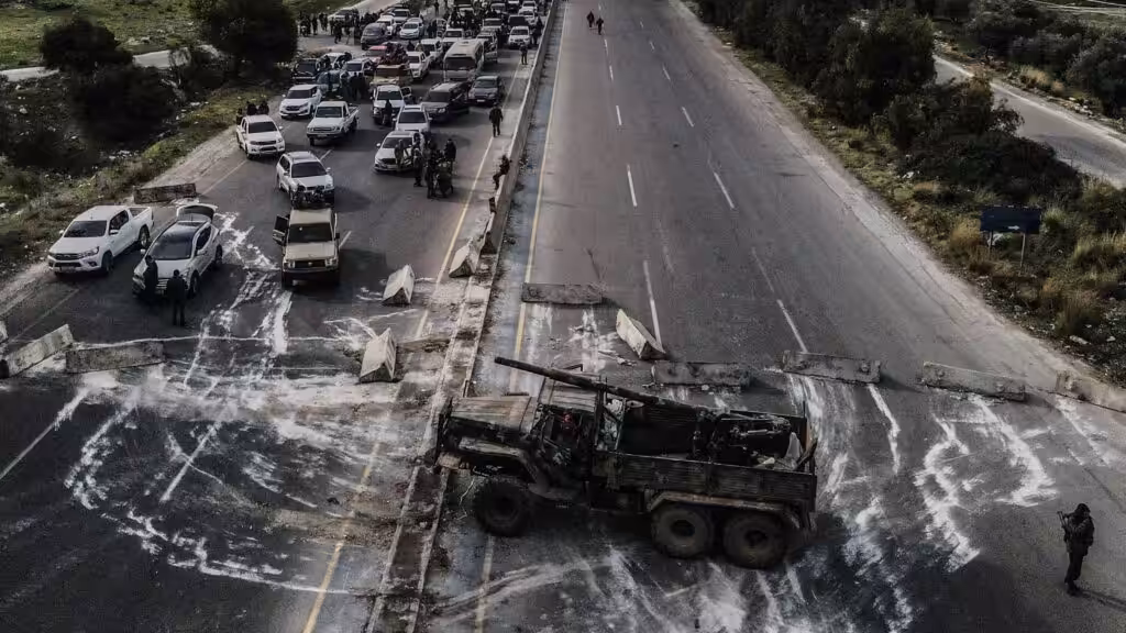 Syrian security forces send reinforcements to the Latakia countryside. 7 March, 2025. Photo: AFP.