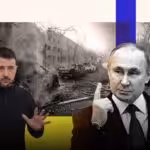 Compilation image of Volodymyr Zelenskyy (Left) and Vladimir Putin (Right). Photo: Batoul Chamas/Al Mayadeen English.