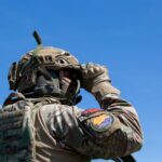 Chilean soldier conducts target acquisition from his Light Armored Vehicle during a live fire range, at the Expeditionary Advanced Base North, in Puerto Aldea, Chile, on Sept. 5, 2024, while participating in UNITAS LXV. Photo: Lance Cpl. Payton Goodrich/US Marine Corps/file photo.
