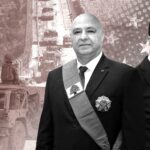 Compilation image showing Joseph Aoun (Left) and Abu al-Julani (Right). Photo: The Cradle.