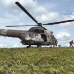 Venezuelan soldiers exiting a military helicopter. Photo: CEOFANB/file photo.